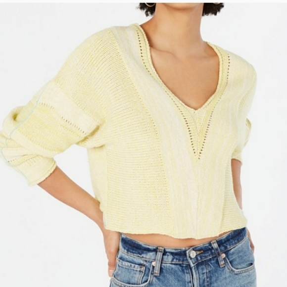 FREE PEOPLE For REVOLVE Lemonade Stand Pullover Sweater NEW - Picture 4 of 12